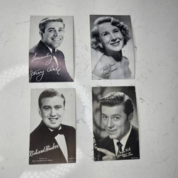 Vintage Postcard Arcade Exhibit Card Set Gordon MacRae Arlene Francis Jerry Vale - Picture 1 of 8